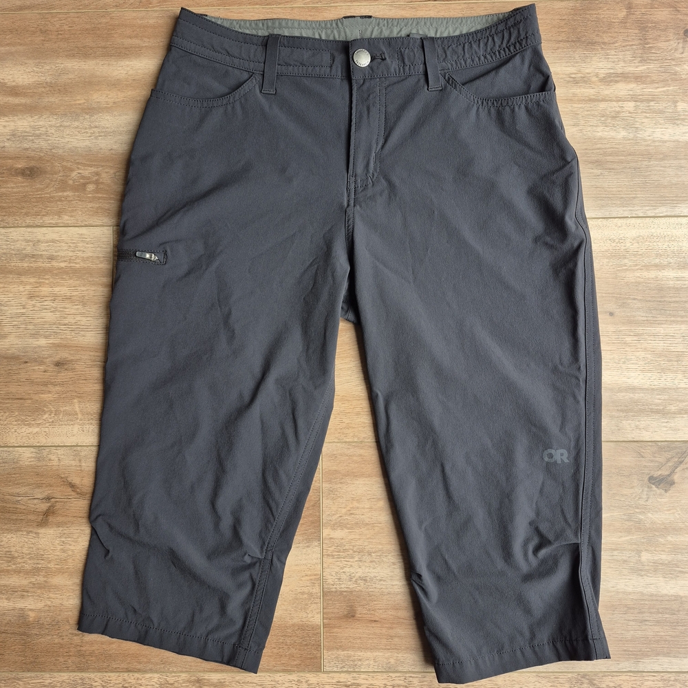 Outdoor Research OR Capri Pants Black Hybrid Active Shorts Women's 6